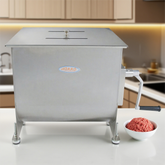 Hakka 30Liter/60lb Capacity Stainless Steel Manual Meat Mixers , Fixed Tank,Sausage Mixer Machine