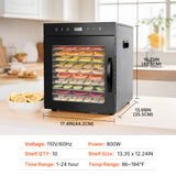 10-Tray Food Dehydrator-1