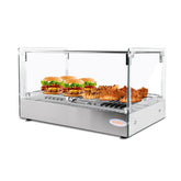 Hakka 35L Commercial Countertop Bakery Display Case with Warmer System