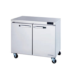 Hakka Brothers 2 Doors All Stainless Undercounter Refrigerator - 36" wide, 9.2 cu/ft., R-290 Refrigerant