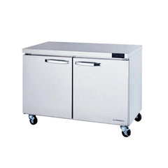 Hakka Brothers 2 Doors All Stainless Undercounter Refrigerator - 48" wide, 13 cu/ft., R-290 Refrigerant