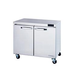 Hakka Brothers 2 Doors All Stainless Undercounter Freezer - 36" wide, 9.2 cu/ft., R-290 Refrigerant