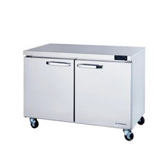 Hakka Brothers 2 Doors All Stainless Undercounter Freezer - 48" wide, 13 cu/ft., R-290 Refrigerant