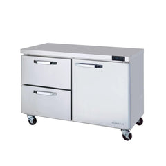 Hakka Brothers 2 Drawers 1 Door (R) All Stainless Undercounter Refrigerator - 48" wide, 13 cu/ft., R-290 Refrigerant