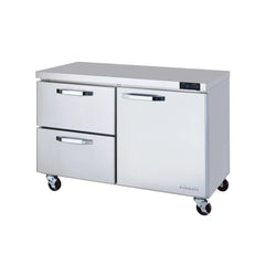 Hakka Brothers 2 Drawers 1 Door (R) All Stainless Undercounter Refrigerator - 60" wide, 16.5 cu/ft., R-290 Refrigerant