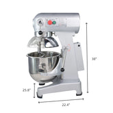 Hakka 30Qt Dough Stand Mixer 3 Speed, ETL certified