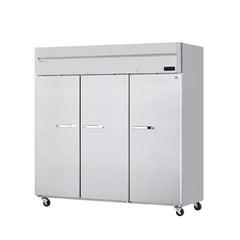 Hakka Brothers 3 Solid Door 72 cu. ft. Stainless Refrigerator, Top-Mount Compressor