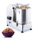 Hakka 12L Commercial Vegetable Cutter, 2000W Electric Food Processor with Limitless Speed Control