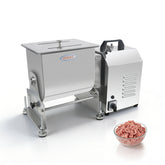 Hakka 15L/30 lbs Commercial Electric Tilting Meat Mixer with Motor, Stainless Steel Mixing Machine