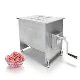 Hakka 37.5L/85lb Manual Meat Mixer Stainless Steel Hopper Food Mixer Machine