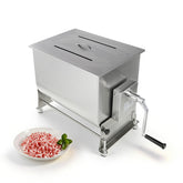 Hakka 45L/90 lb Commercial Tilting Meat Mixer, Stainless Steel Manual Mixing Machine