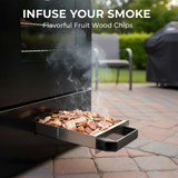 Hakka 8 Racks Commercial Electric Smoker with Visible Door, Vertical Black Smoke Oven for Sausage, Jerky & BBQ