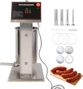 Hakka 25L/55lb Electric Sausage Stuffer 2 Speed Meat Maker Filler