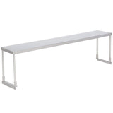 Hakka Brothers 14" x 60" Stainless Steel Single Deck Overshelf