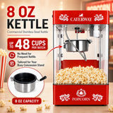 Caterway 8 oz popcorn machine with stainless steel kettle