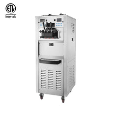Hakka Brothers 45L Stand Type Ice Cream Machine for 3 Flavors,ETL Certification