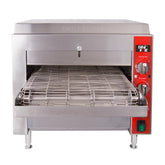 EasyRose 10.5-inch 2800W 208V commercial countertop conveyor pizza oven in stainless steel