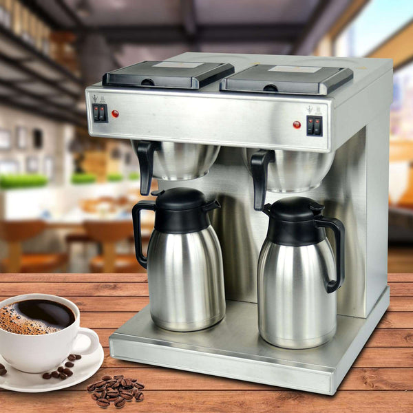 Hakka Commercial Pour Over Air Pot Coffee Brewer and Coffee Maker (Single Head)