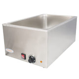 EasyRose 20" x 12" Full Size Electric Countertop Food Warmer - 120V, 1200W