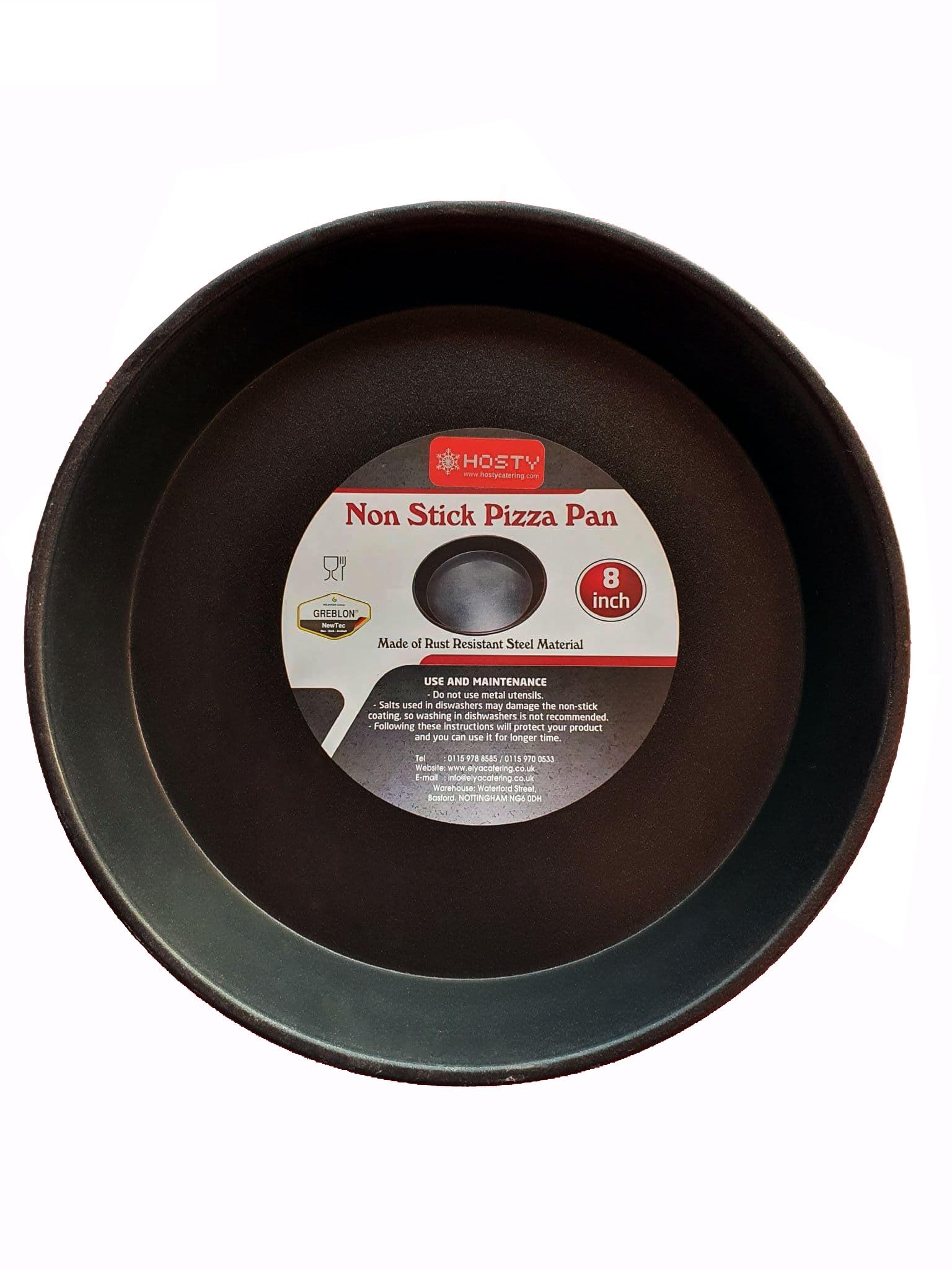 Hakka Non-Stick Pizza Tray, Inch Pizza Oven Pan Carbon Steel