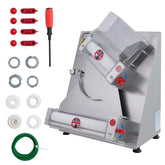 Hakka Electric Dough Sheeter Machine 370W Max 12" Pizza Dough Roller Sheeter, Automatic Commercial Pizza Dough Press Machine, Noodle Bread Pasta Maker