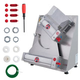 Hakka Electric Dough Sheeter Machine 370W Max 12" Pizza Dough Roller Sheeter, Automatic Commercial Pizza Dough Press Machine, Noodle Bread Pasta Maker