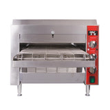 EasyRose Adjustable Speed Conveyor Toasters Oven 50-300 °C /122- 572°F Temperature Range for Bakery Western Restaurant - 120V 1700W (10.5”wide belt)