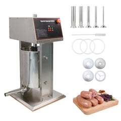 Hakka Electric Sausage Stuffer Machine Precision Craftsmanship, Fast Electric Sausage Filling Machine, 20L/44LB
