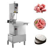 Hakka Bone Saw Machine 79" Electric Butcher Bandsaw Countertop Meat Bone Cutter