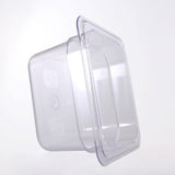Clivia 1/6 Size Polycarbonate Food Pans,6"Deep,Clear - Pack of 6