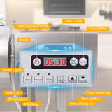 EasyRose Commercial 45L/90lb Vacuum Tumbler Automatic Meat Marinator with Two Way Rotation for Poultry and Cured Meats