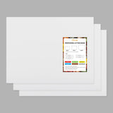 Clivia White Plastic Cutting Board Set of 3, 24 x 18 x 1 Inch Commercial Grade Chopping Board Large Cutting Boards for Kitchen - Dishwasher Safe, NSF Certified