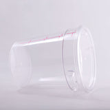 Clivia 5 Pack 4Qt Food Storage Containers With Lids Airtight,Storing Grains With Marks To Measure Food,Store Sugar Rice And flour/Clear