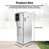 Hakka 8 Rack Digital Electric Smoker Grill 8 Layer Stainless Steel Outdoor Commercial BBQ Smoker