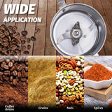 Hakka Grain Mill 2000g High Speed Food Electric Stainless Steel Powder MillSeeds Flour Nut Pill Wheat Corn Herbs Spices Powder Machine,4000W