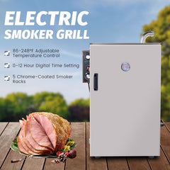 HAKKA Upgraded Commercial Vertical Electric Smoke oven for BBQ Grill Outdoor Indoor Home Cooking Pastrami, Sausage, Bacon, Smoked Chicken, Smoked Pork