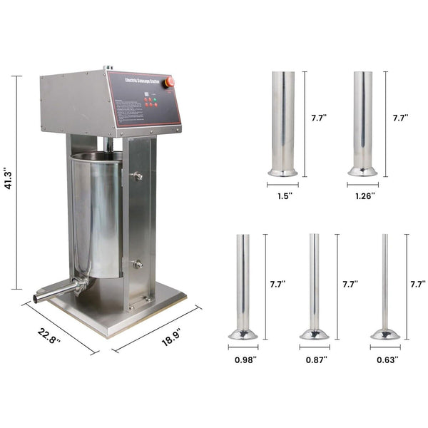 Hakka Sausage Stuffer Electric Sausage Stuffer Machine, Precision Cra
