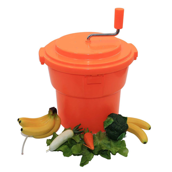 Clivia 2.5 Gal/10 Qt Large Salad Spinner Manual Salad Dryer with Handly for  Commercial Restaurant