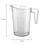 5-Piece Clear Polycarbonate Measuring Cup Set