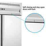 530L Single Door Upright Chiller Commercial Refrigerator Temp : +2~+8℃