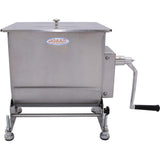 HAKKA 20 Liter/40lb Capacity Tilt Tank Manual Meat Mixers , Sausage Mixer Machine(Official Refurbishment)