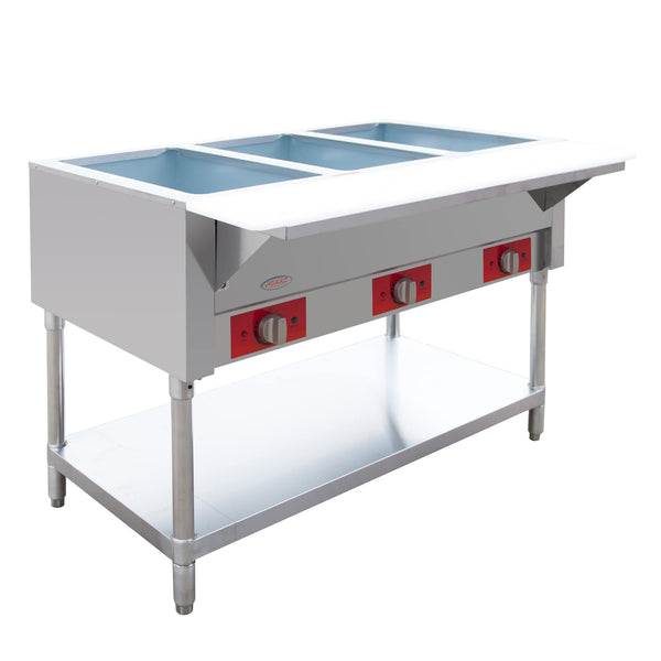 EasyRose Commercial Food Warmer 2-Pan Steam Table Food Warmer with Tem –  Hakka Brothers Corp