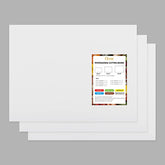 Clivia White Plastic Cutting Board Set of 3, 20 x 15 x 1 Inch Commercial Grade Chopping Board Large Cutting Boards for Kitchen - Dishwasher Safe, NSF Certified