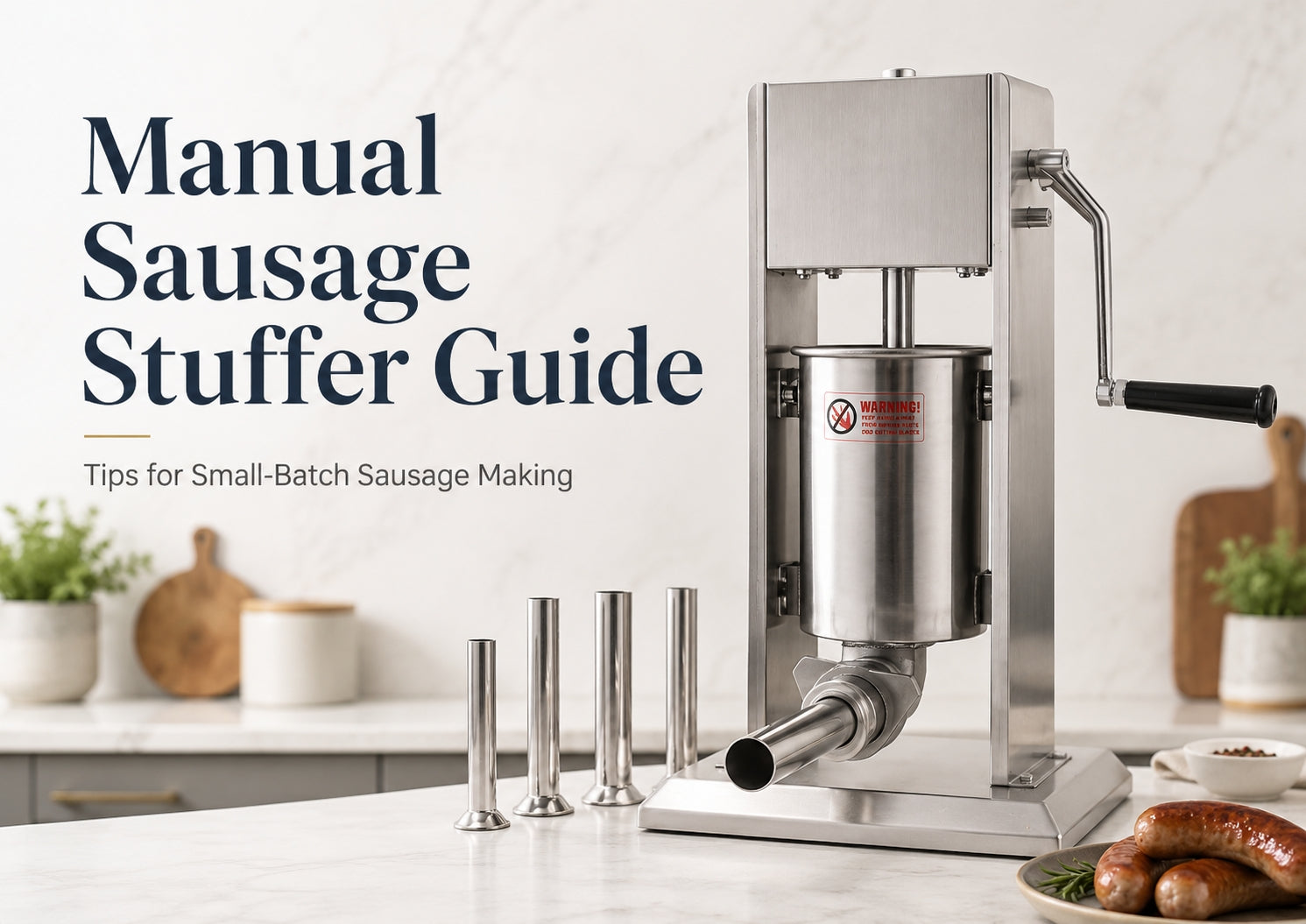 Why a Manual Sausage Stuffer Makes Small-Batch Sausage Making Easier ...