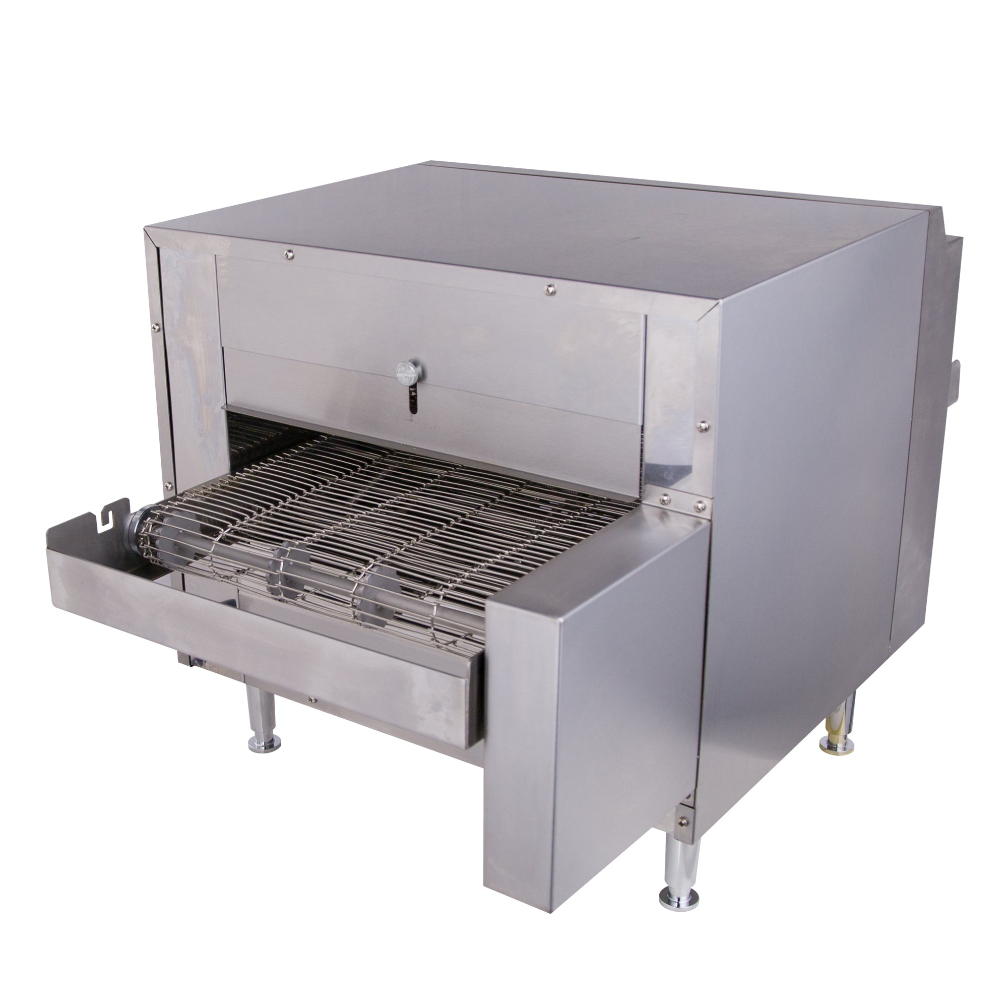 EasyRose Conveyor Commercial Pizza Oven 50-300 °C /122- 572°F Temperature Range for Bakery Western Restaurant - 208V 2800W (10.5”wide be lt)