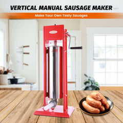 (Official refurbishment)Hakka 15 Lb/7L 2 Speed Vertical Spray-painted Sausage Stuffer