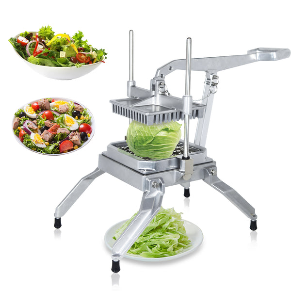 Hakka Commercial Stainless Steel Lettuce Cutter Include 3 Blades(1