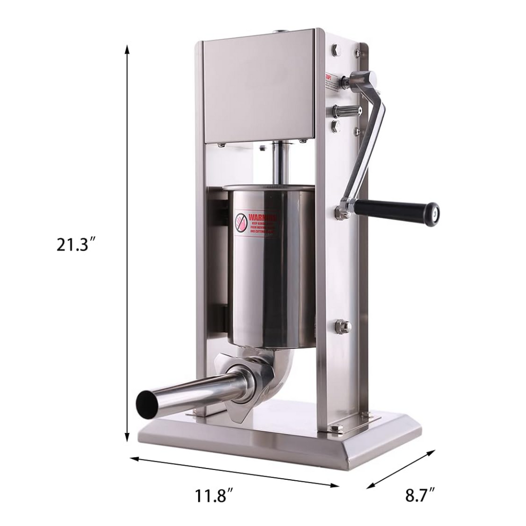 Hakka 3L/7lb Sausage Stuffers and 2 Speed Sainless Steel Vertical Saus