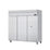 Hakka Brothers 3 Solid Doors 72 Cubic Feet Stainless Freezer, Top-Mount Compressor, R-290 Refrigerant