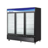 Hakka Brothers 72 CuFt. 3 Glass Doors Freezer (Swing), R-404 Refrigerant